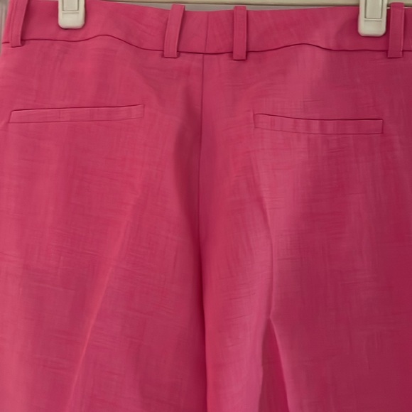 Bright pink tailored cut trousers size 38 size 8. - Picture 3 of 4
